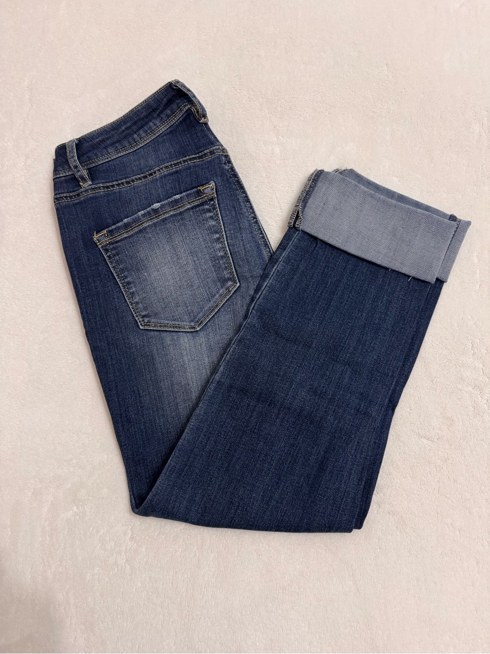 American Rag Dark Blue Straight-Leg Jeans